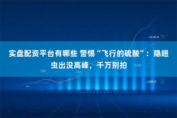 实盘配资平台有哪些 警惕“飞行的硫酸”：隐翅虫出没高峰，千万别拍